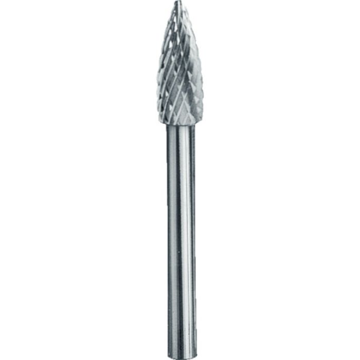 MRA 超硬バー Dシリーズ 形状:トンガリ(クロスカット) 刃長12.7mm(Tcode:3307905)