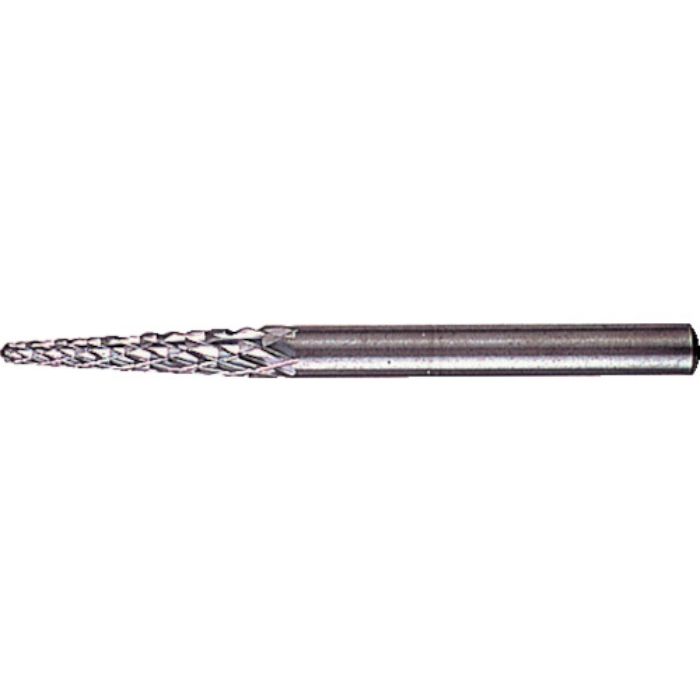 MRA 超硬バー Aシリーズ 形状:テーパー先丸(クロスカット) 刃長12.7mm(Tcode:8358320)