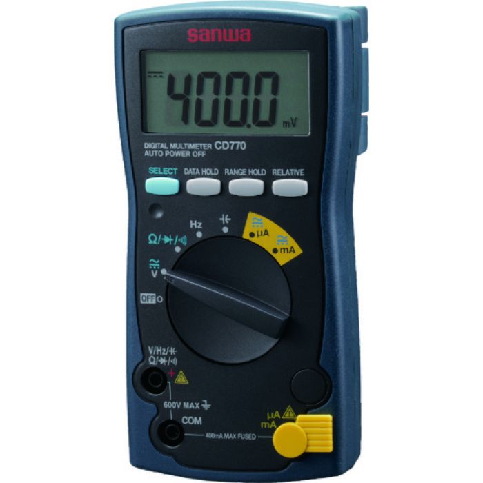 SANWA デジタルマルチメータ DC/AC600Vまで(Tcode:3260861)