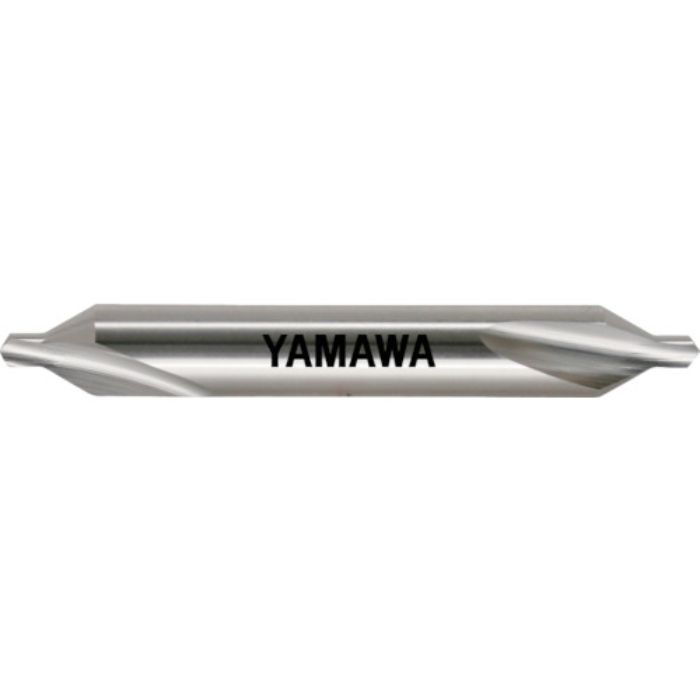 ヤマワ 弱ねじれ溝A形60° センタ穴ドリル CD-S 2X60°X6(Tcode:8376013)