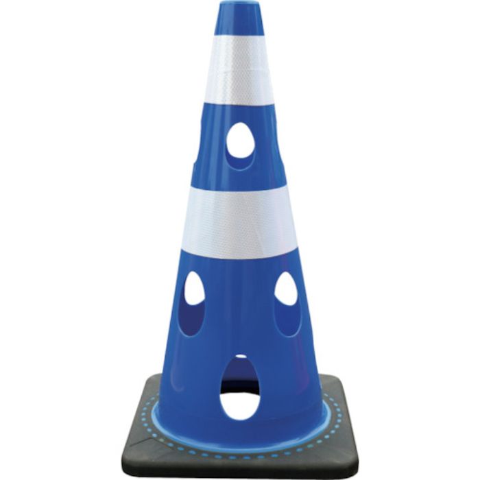 CAR-BOY 穴あきコーン 反射ホワイト ブルー(Tcode:5218451)