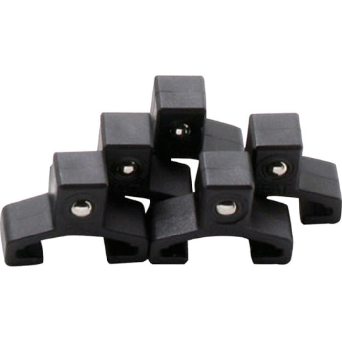 コーケン アルミソケットレール用クリップ単品 6.35mm差込クリップ5ヶ組(Tcode:1221436)