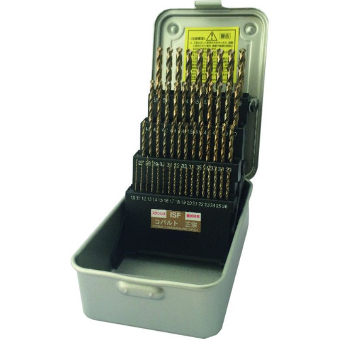ISF コバルト正宗ドリル 50本組セット(スチールケース入り)(Tcode