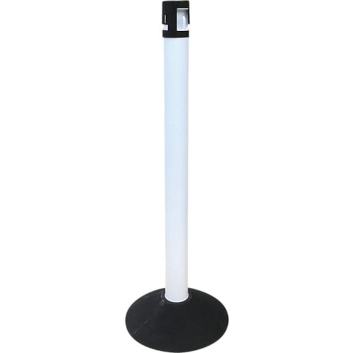 CAR-BOY カラープラポールセット キャップブラック ピラーホワイトゴムベース(Tcode:7885491)