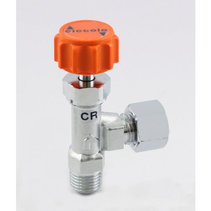 ASOH ニードルバルブ チッコロ リングジョイント型 PT1/4×Φ8(Tcode:4103157)