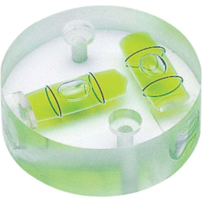 KOD 樹脂製水平器 丸クロス型アイベル(取付穴付) 直径35MM(Tcode:4170032)