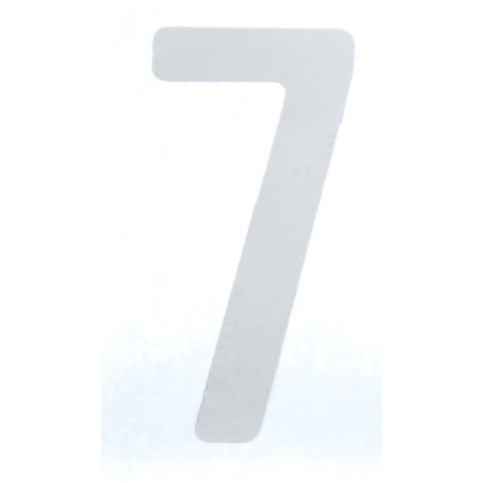 TRUSCO カッティング文字50mm 白 7(Tcode:2564542)