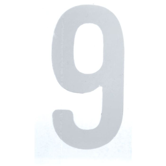 TRUSCO カッティング文字50mm 白 9(Tcode:2564541)