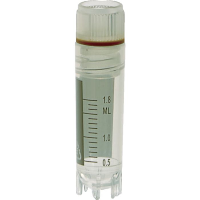 TRUSCO クライオチューブ(凍結保存用チューブ) 2ml 内ねじ 自立型 50個入(Tcode:3798514)