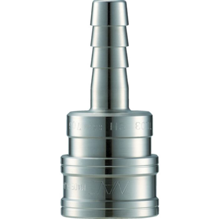 ナック クイックカップリング TL型 ステンレス製 ホース取付用ソケット 1/8(Tcode:3644545)