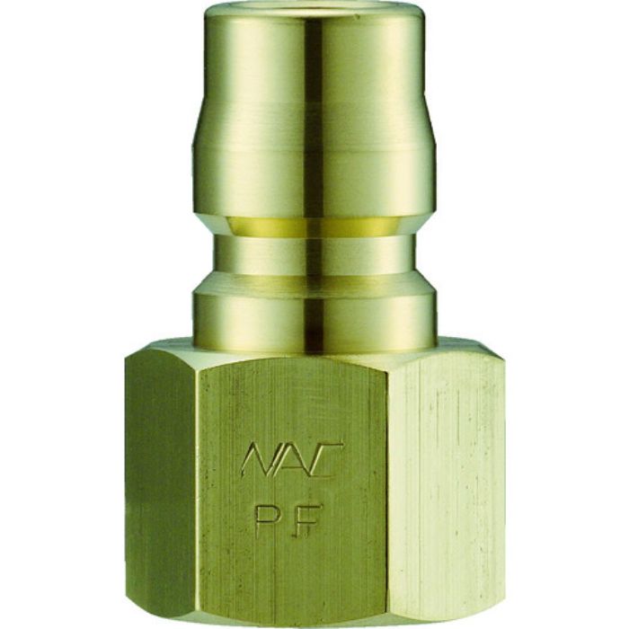 ナック クイックカップリング TL型 真鍮製 オネジ取付用プラグ R3/8(Tcode:3644707)