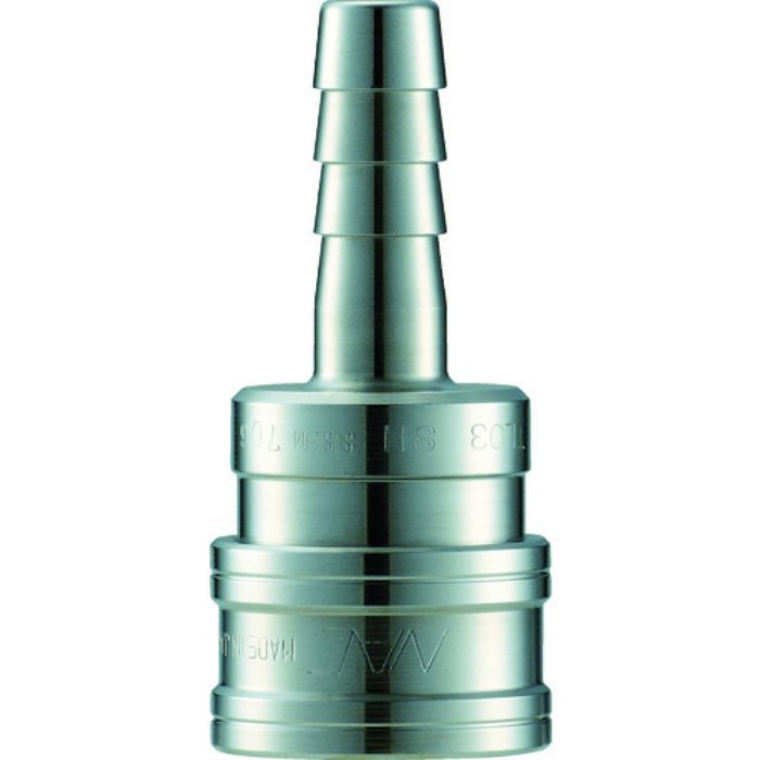 ナック クイックカップリング TL型 ステンレス製 ホース取付用ソケット 3/8(Tcode:3644812)