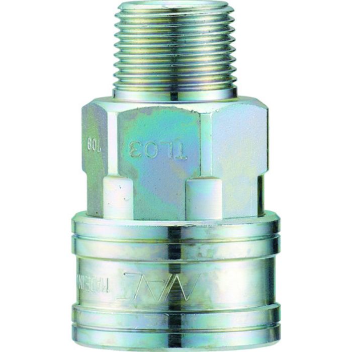 ナック クイックカップリング TL型 鋼鉄製 メネジ取付用(Tcode:3644821)