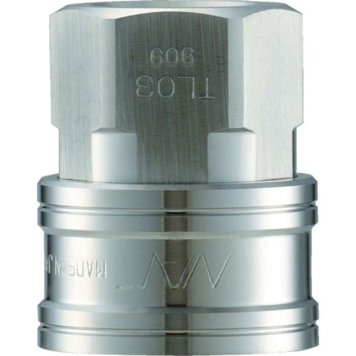 ナック クイックカップリング TL型 ステンレス製 オネジ取付用ソケット R1(Tcode:3645274)