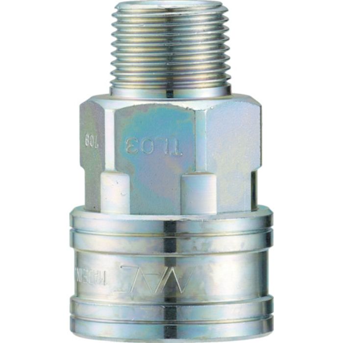 ナック クイックカップリング TL型 鋼鉄製 メネジ取付用(Tcode:3645304)