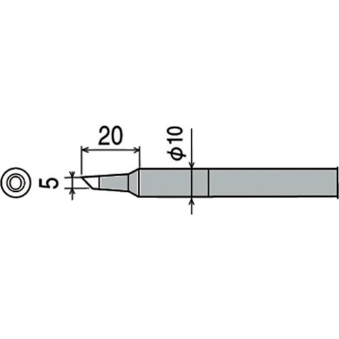 グット 替こて先5C型 CXR-60/80用(Tcode:8585924)