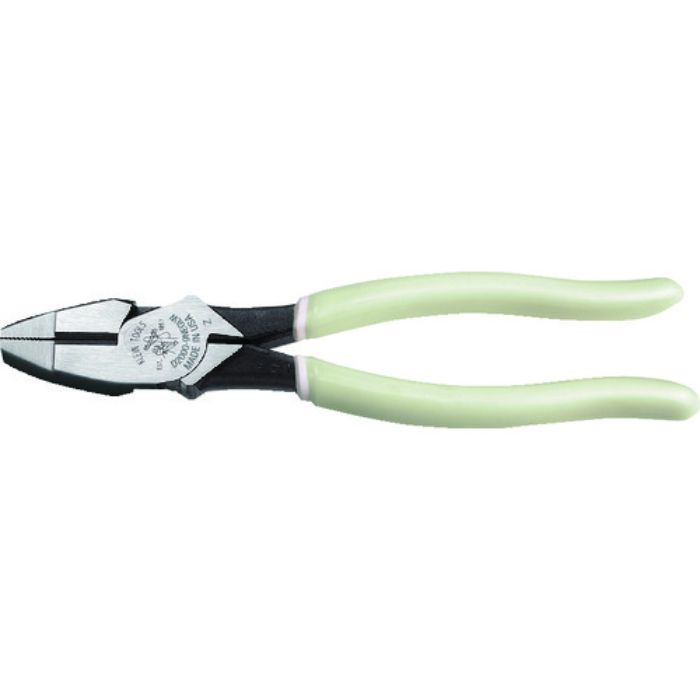 KLEIN 強力型ペンチ 偏芯タイプ 250mm 蓄光タイプ(Tcode:1952021)