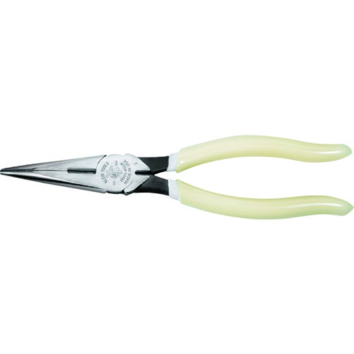 KLEIN 強力型ロングノーズプライヤー サイドカット 220mm 蓄光タイプ(Tcode:1952078)