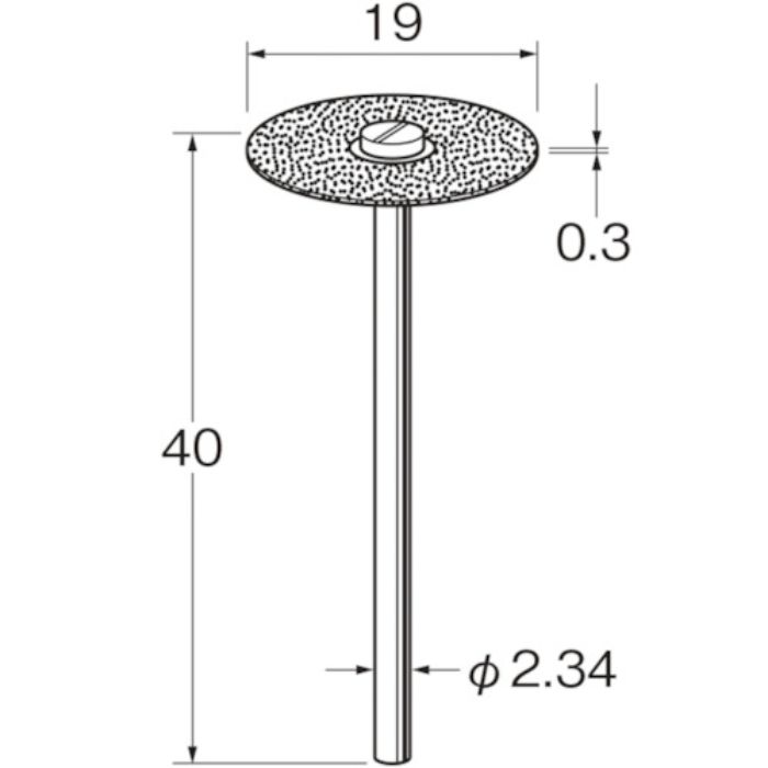リューター メタルボンドダイヤモンドディスク(Tcode:1281998)