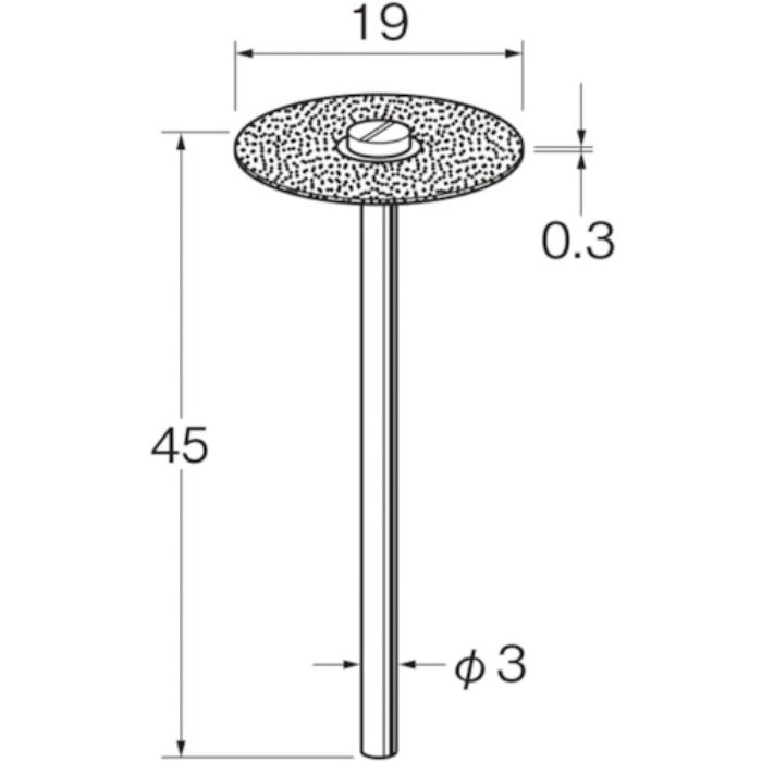 リューター メタルボンドダイヤモンドディスク(Tcode:1282285)