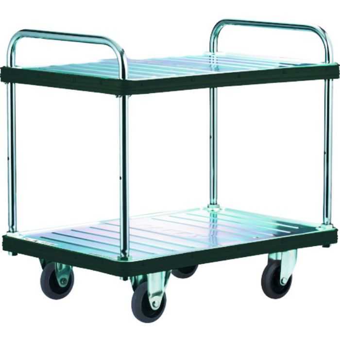 ダンディ スチール台車 ダンディDシリーズ タイプDA 2段テーブル式 W900XD600(Tcode:2082474)