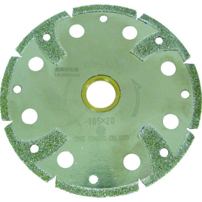 大見 塩ビ管用電着ダイヤカットソー 105mm(Tcode:7565721)