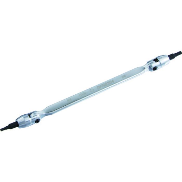 スエカゲ 六角棒レンチ ダブルフレックスヘキサゴンレンチ 3×4mm(Tcode:4391861)