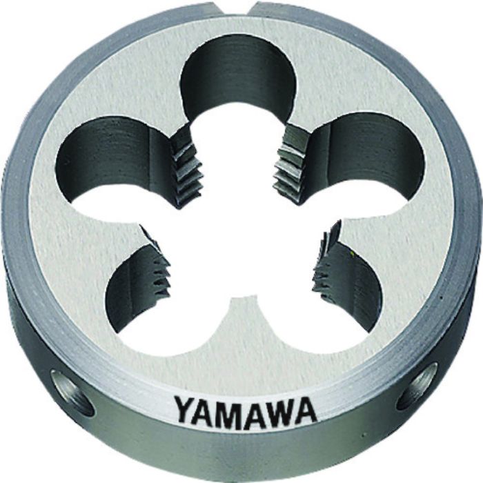 ヤマワ ソリッドダイス 左ねじ用 D LH 9/16-18UNF 38径(Tcode:2167928)