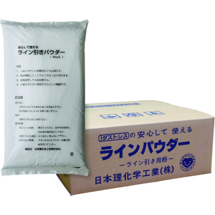 ダストレス ラインパウダー5キロ×4袋 白(Tcode:1814419)