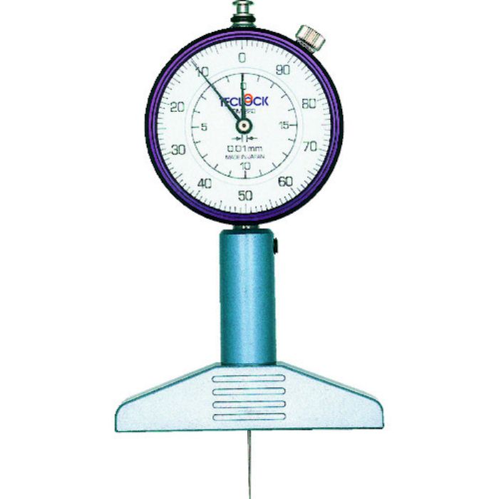 テクロック ダイヤルデプスゲージ 測定範囲0〜20mm(Tcode:3310981)