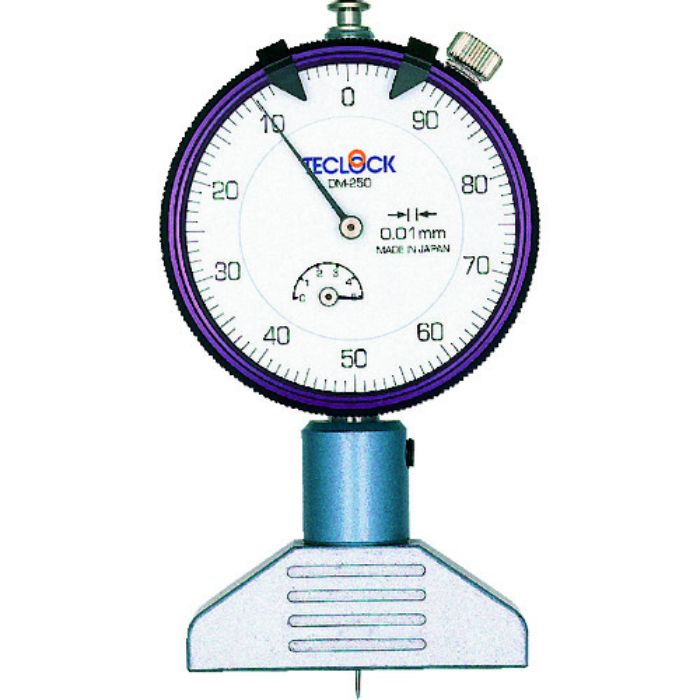 テクロック ダイヤルデプスゲージ 測定範囲0〜5mm(Tcode:1028651)