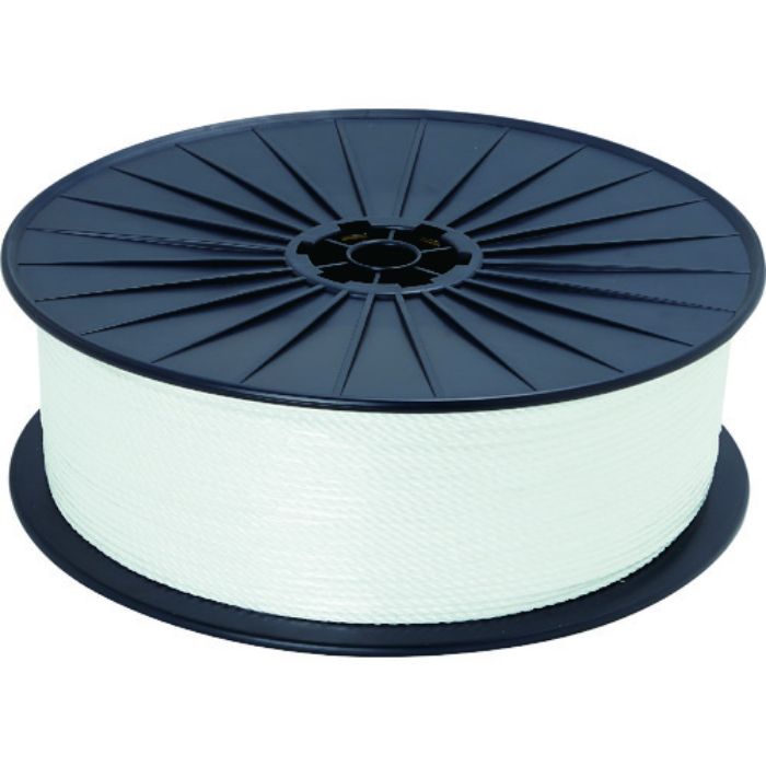 TRUSCO ドローン用パイロットロープ PP4mm 長さ500m ボビン巻き ホワイト(Tcode:1612268)