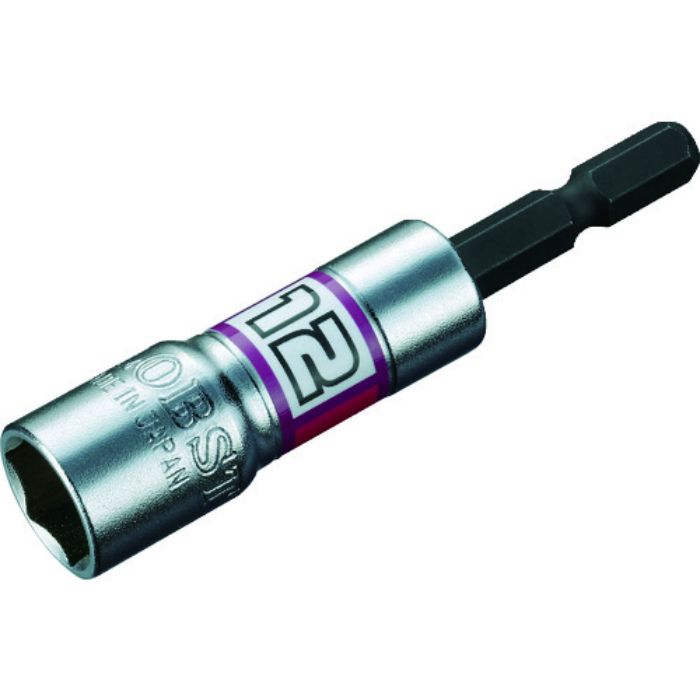 エビ 電ドルソケット“ストロック” ショートソケット 6角 対辺12mm(Tcode:1975957)