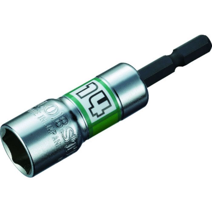 エビ 電ドルソケット“ストロック” ショートソケット 6角 対辺14mm(Tcode:1975948)