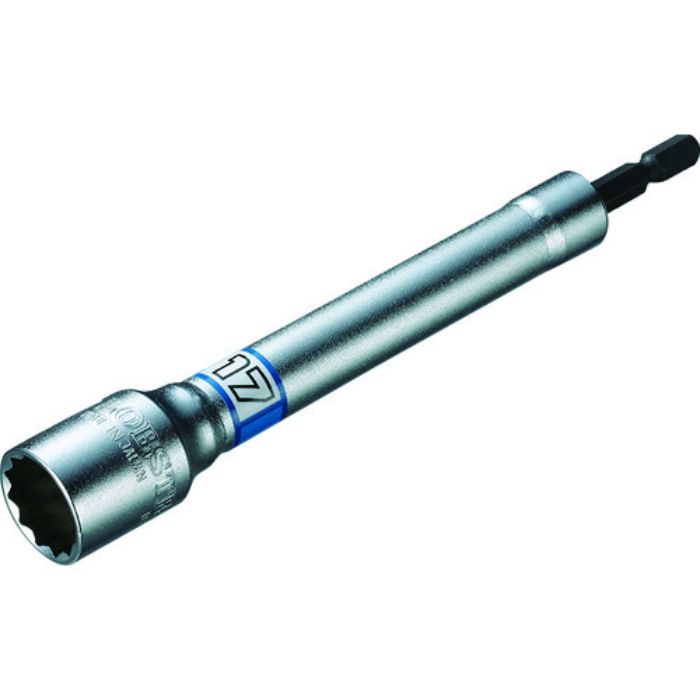 エビ 電ドルソケット“ストロック” ロングソケット 12角 対辺17mm(Tcode:1975928)