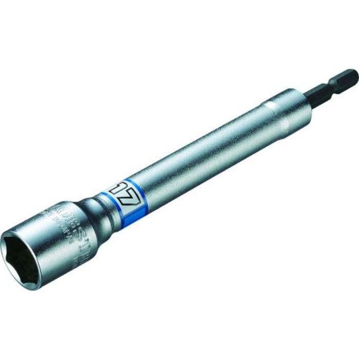 エビ 電ドルソケット“ストロック” ロングソケット 6角 対辺17mm(Tcode:1975952)