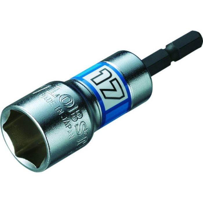 エビ 電ドルソケット“ストロック” ショートソケット 6角 対辺17mm(Tcode:1973201)
