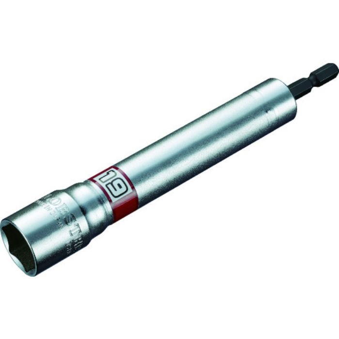 エビ 電ドルソケット“ストロック” ロングソケット 6角 対辺19mm(Tcode:1975958)