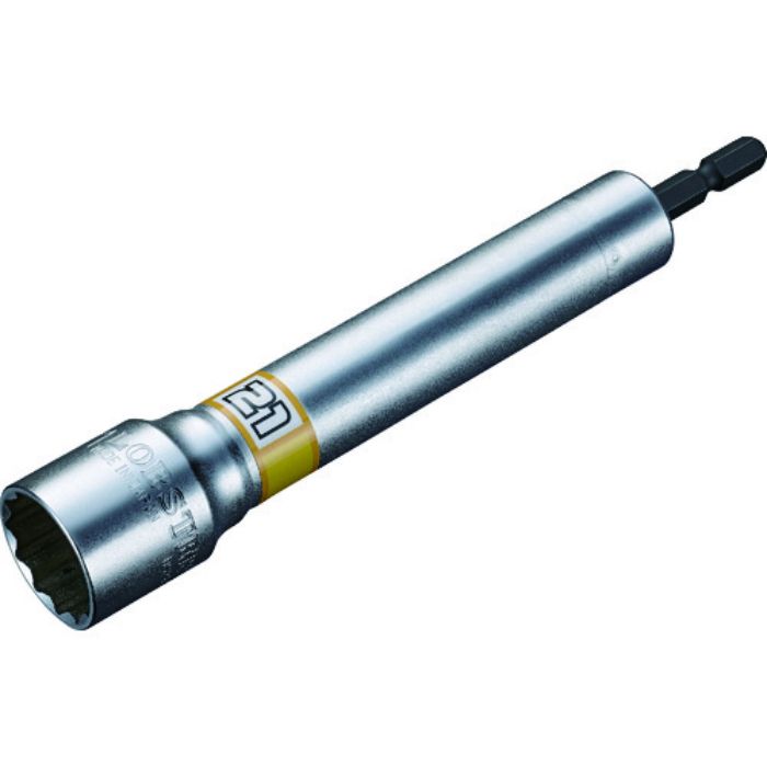 エビ 電ドルソケット“ストロック” ロングソケット 12角 対辺21mm(Tcode:1975962)
