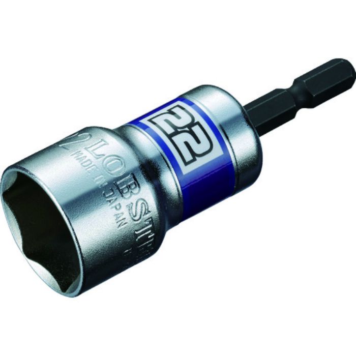 エビ 電ドルソケット“ストロック” ショートソケット 6角 対辺22mm(Tcode:1975923)