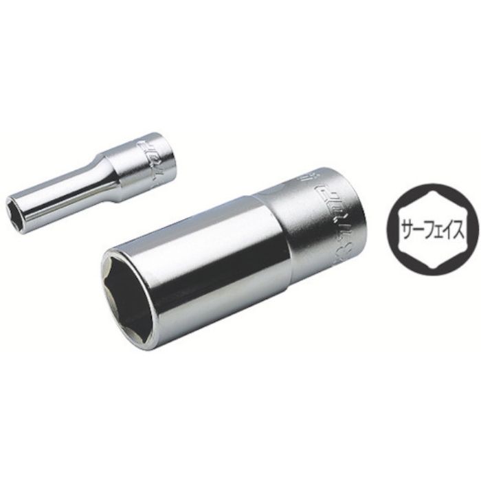 TOP サーフェイスディープソケット(パック入り) 差込角12.7mm 32mm(Tcode:7226381)