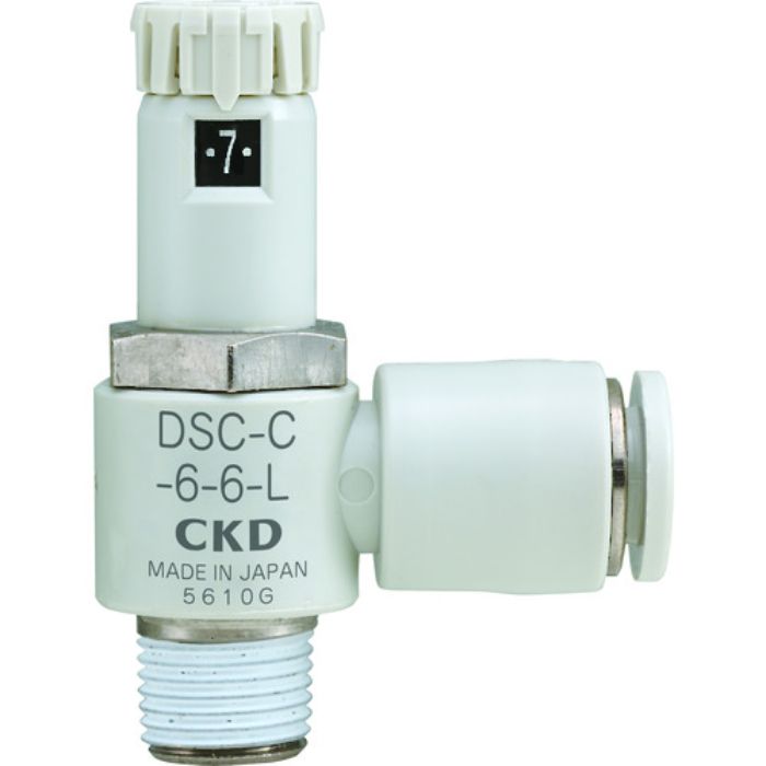 CKD ダイヤル付スピードコントローラ (コンパクトタイプ)(Tcode:1330494)