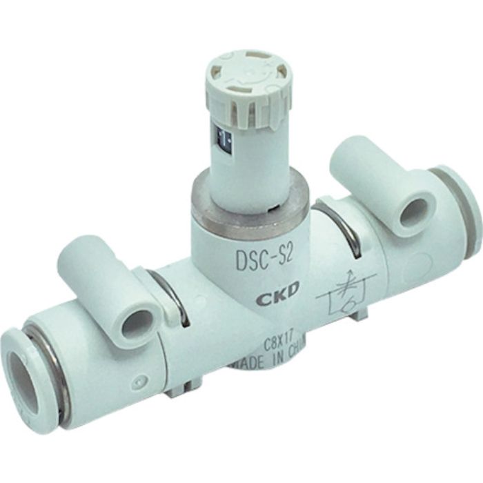 CKD ダイヤル付スピードコントローラ インラインタイプ(Tcode:2519217)