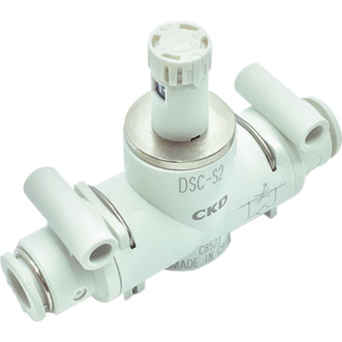 CKD ダイヤル付スピードコントローラ インラインタイプ(Tcode:2519188)