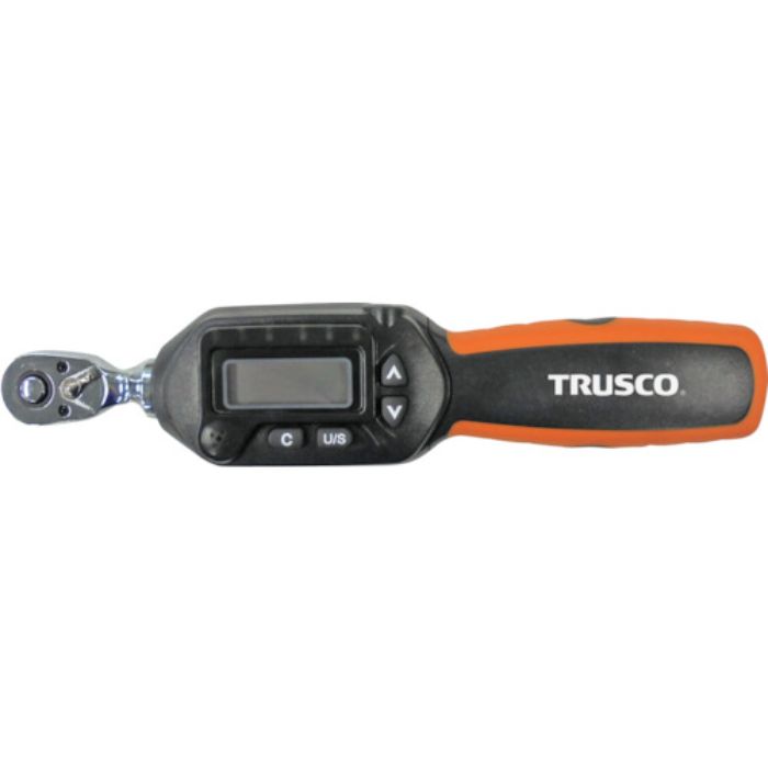 TRUSCO ラチェットデジタルトルクレンチ 差込角6.35mm 6〜30Nm(Tcode:2571474)