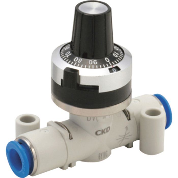 CKD ダイヤル付ニードルバルブ ニードル弁(禁油タイプ)(Tcode:2497101)