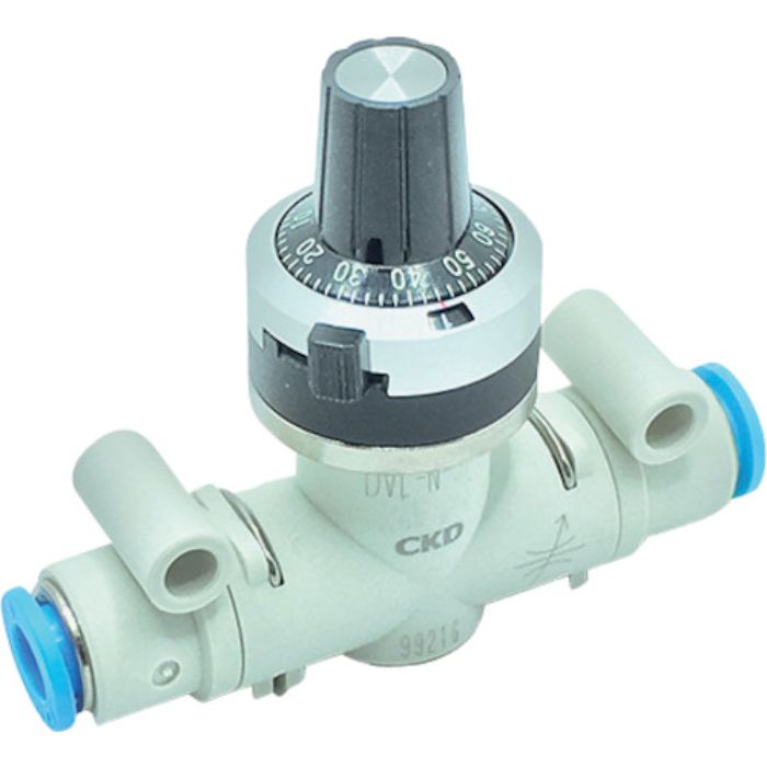 CKD ダイヤル付ニードルバルブ ニードル弁(禁油タイプ)(Tcode:2495428)