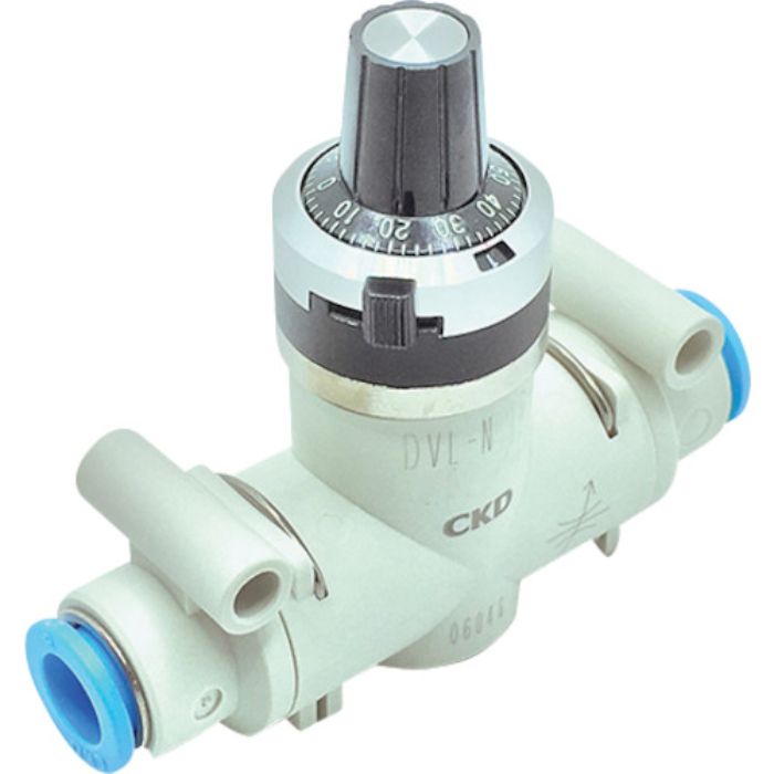 CKD ダイヤル付ニードルバルブ ニードル弁(禁油タイプ)(Tcode:2495457)