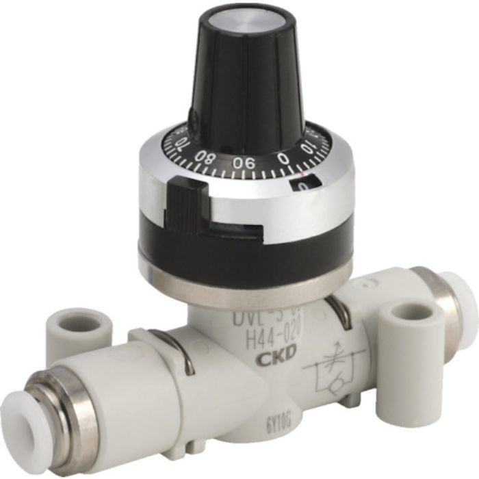 CKD ダイヤル付ニードルバルブ DVLシリーズ(Tcode:3324940)