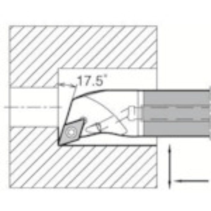 京セラ 倣い加工用超硬防振バー E-SDQC-A